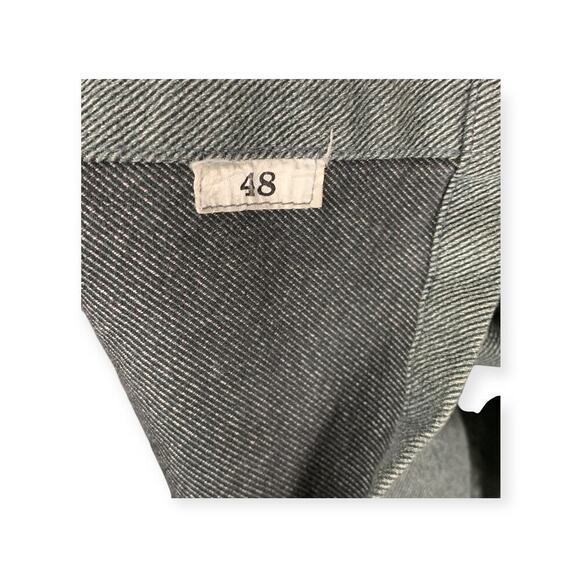 Spilag Vintage Blue Twill European Utility Jacket Size 48 - Picture 6 of 8